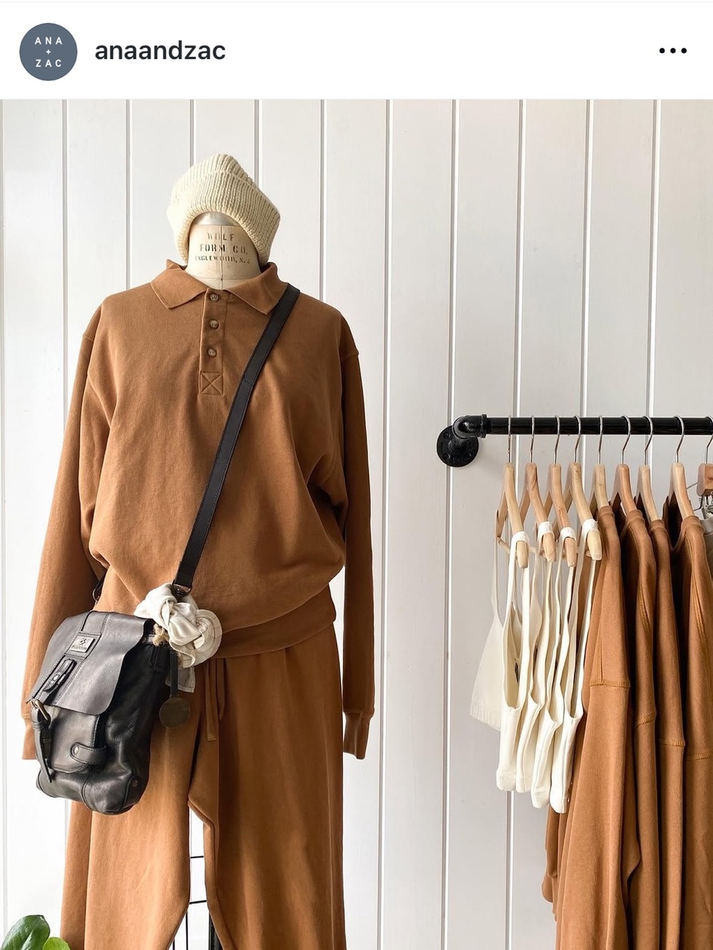 ana & zac unisex set - tobacco